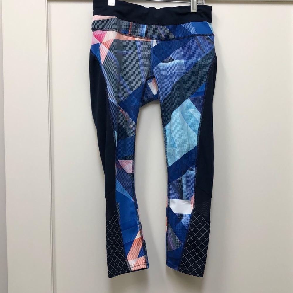 Athleta capris - Navy and multi colored